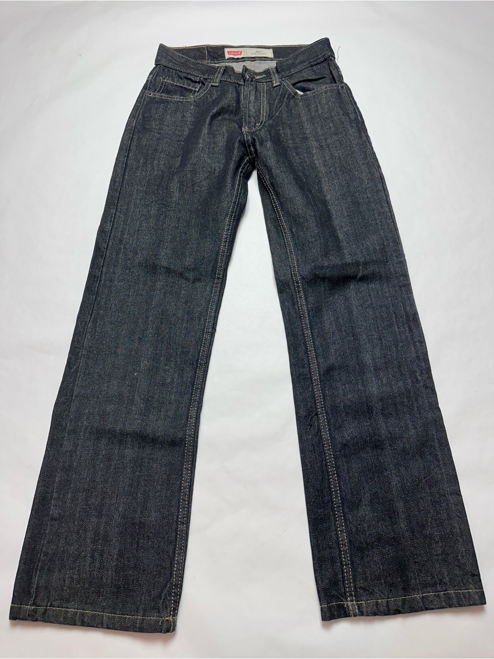 Levi’s 505 Women’s 14 Slim Dark Indigo 100% Cotton Straight Leg Jeans Y2K